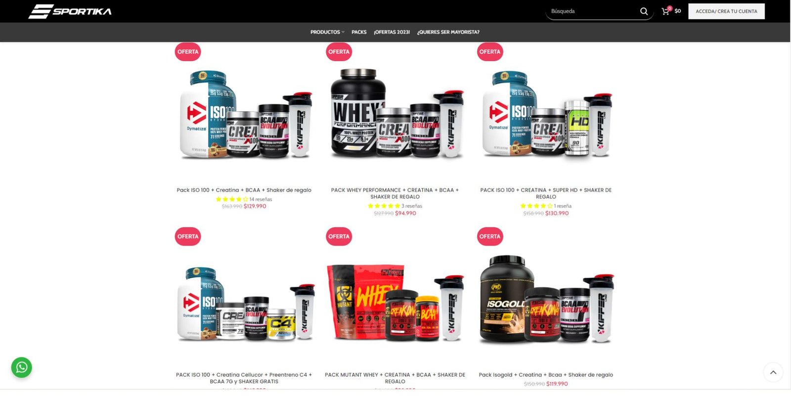 Productos Sportika