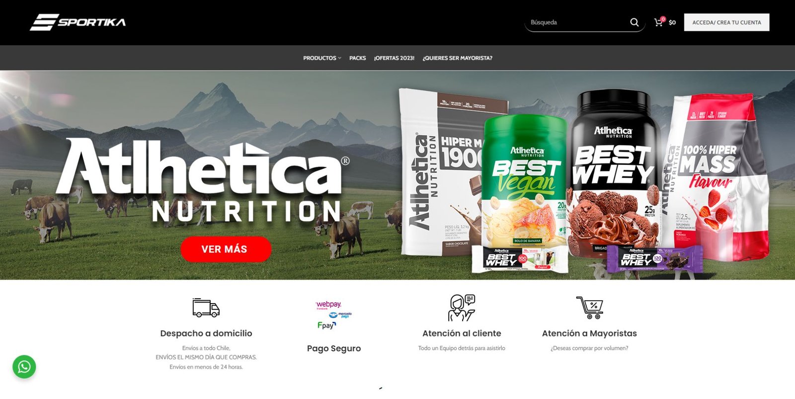 pagina web sportika